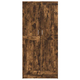 Wardrobe Smoked Oak 82,5x51,5x180 cm Engineered Wood 826638
