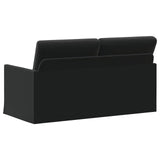 2 Seater Sofa Black 150 x 81 x 82 cm Velvet 42041093