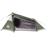Camping Tent Tunnel 2-Person Green Waterproof 94612