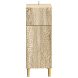 Bathroom Storage Cainet DELFT Sonoma Oak 30 x 31 x 80 cm 897047