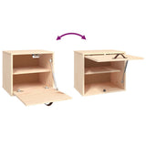 Wall Cabinet 40x30x35 cm Solid Wood Pine 818345
