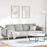 Living Room Couch Cloud Grey 250 x 77 x 76 cm Polyester 3335089