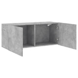 TV Cabinet Wall-mounted Concrete Grey 100x30x41 cm 836969