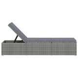 Sun Lounger Grey 317106