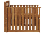 Outdoor Sofa Solid Acacia Wood Natural 3436349
