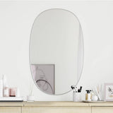 Wall Mirror Silver 70x45 cm 348213