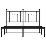 Bed Frame Black Steel 140x200 cm Bed Frame Rectangular 353538