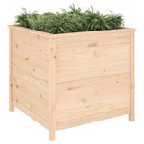 Garden Planter 82.5x82.5x78 cm Solid Wood Pine 825303