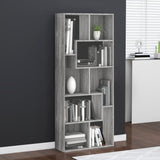 Book Cabinet Grey Sonoma 67x24x161 cm Engineered Wood 815502