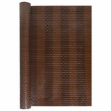 Balcony Screen Brown and Black 500x80 cm Poly Rattan 156256