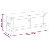 Storage Chest Rough Mango Wood 241635