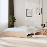Bed Frame without Mattress Solid Wood 180x200 cm Super King Super King Size 814964