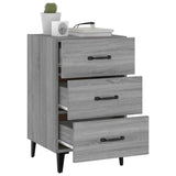 Bedside Cabinet Grey Sonoma 40x40x66 cm Engineered Wood 817325