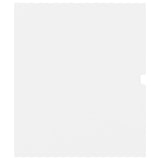 Sink Cabinet with Built-in Basin White Engineered Wood 3071549