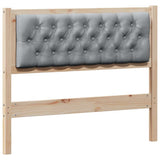 Headboard Other Brown and light grey 100 cm Solid pine wood 879024