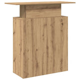 Reception Desk Artisan Oak 100x40x104 cm Engineered Wood 859059
