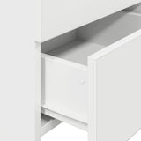 Bedside Cabinet with 2 Drawers White 40x36.5x62 cm 858632