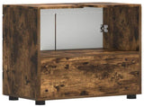 Bathroom Cabinet Set TULUM Smoked Oak 60 x 34 x 63 cm 880326