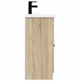 Bathroom Vanity with Sink Sonoma Oak 42 x 40 x 84.5 cm 890026