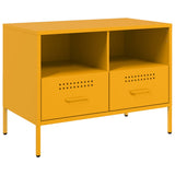 TV Cabinets 2 pcs Mustard Yellow 68x39x50.5 cm Steel 843049