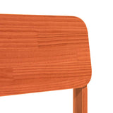 Garden Chair Wax Brown 60x52.5x72 cm Solid Wood Pine 859319