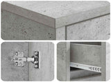Wall-mounted Sink Vanity Concrete Grey 35 x 20 x 81 cm 890763