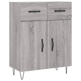 Highboard Grey Sonoma 69.5x34x180 cm Engineered Wood 3198567