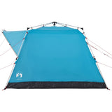 Camping Tent Cabin 4-Person Blue Quick Release 4004220