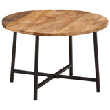 Coffee Table 54x54x35 cm Solid Wood Mango and Iron 371968