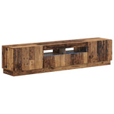 5 Piece LED TV Cabinet Old Wood Engineered Wood 3416850