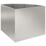Corner Planter Silver 60 x 60 x 50 cm Stainless steel 883665