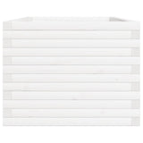 Garden Planter White 90x60x46 cm Solid Wood Pine 3282455