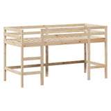 Loft Bed with Ladder and Roof without Mattress 80x200 cm 3282028