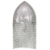 Knight Helmet Antique Replica LARP Silver Steel 286211