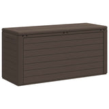49443 Garden Storage Box Brown 116x44x55 cm