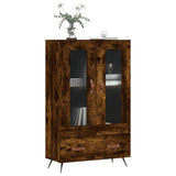 Highboard Smoked Oak 69.5x31x115 cm Engineered Wood 828273
