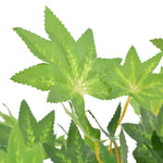ZNTS Artificial Plant Maple Tree with Pot Green 120 cm 280196