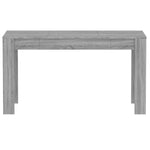 ZNTS Dining Table Grey Sonoma 140x74.5x76 cm Engineered Wood 815199