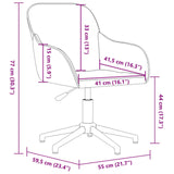 Dining Chair 2 pcs Black 55 x 59.5 x 77 cm Velvet 3415415
