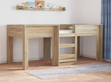 Bunk Bed for Kids Sonoma Oak 75 x 190 cm Engineered wood 3410469