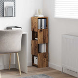 Corner Cabinet 25.5x25x102cm Engineered Wood Old Wood 889811