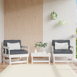 Garden Chairs 2 pcs White Solid Wood Pine 825388