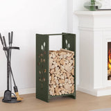 Firewood Rack Olive Green 40x30x80 cm Cold-rolled steel 864222