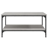 Coffee Table Grey Sonoma 80x80x40 cm Engineered Wood 832841