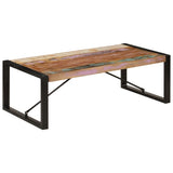 Coffee Table Multicolour Solid Reclaimed Wood 120 cm long Durable 247425