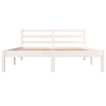 Bed Frame without Mattress 120x190cm White Small Double 810401