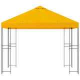 Gazebo 3 x 3 m Yellow Polyester and Steel 190 gsm 900332