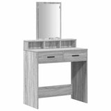Dressing Table Grey Sonoma 79 x 41 x 140 cm Engineered Wood 865141