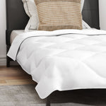 ZNTS Summer Duvet Other with Pillow 2 pcs White 155 x 220 cm Microfibre 3376492
