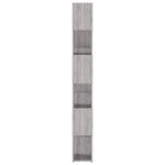 Book Cabinet/Room Divider Grey Sonoma 100x24x188 cm 3187604